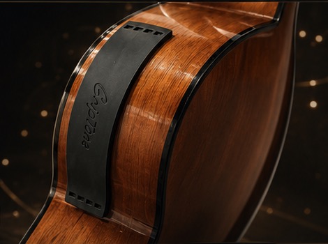 GRIPTONE ürününün akustik enstrüman üzerindeki görünümü